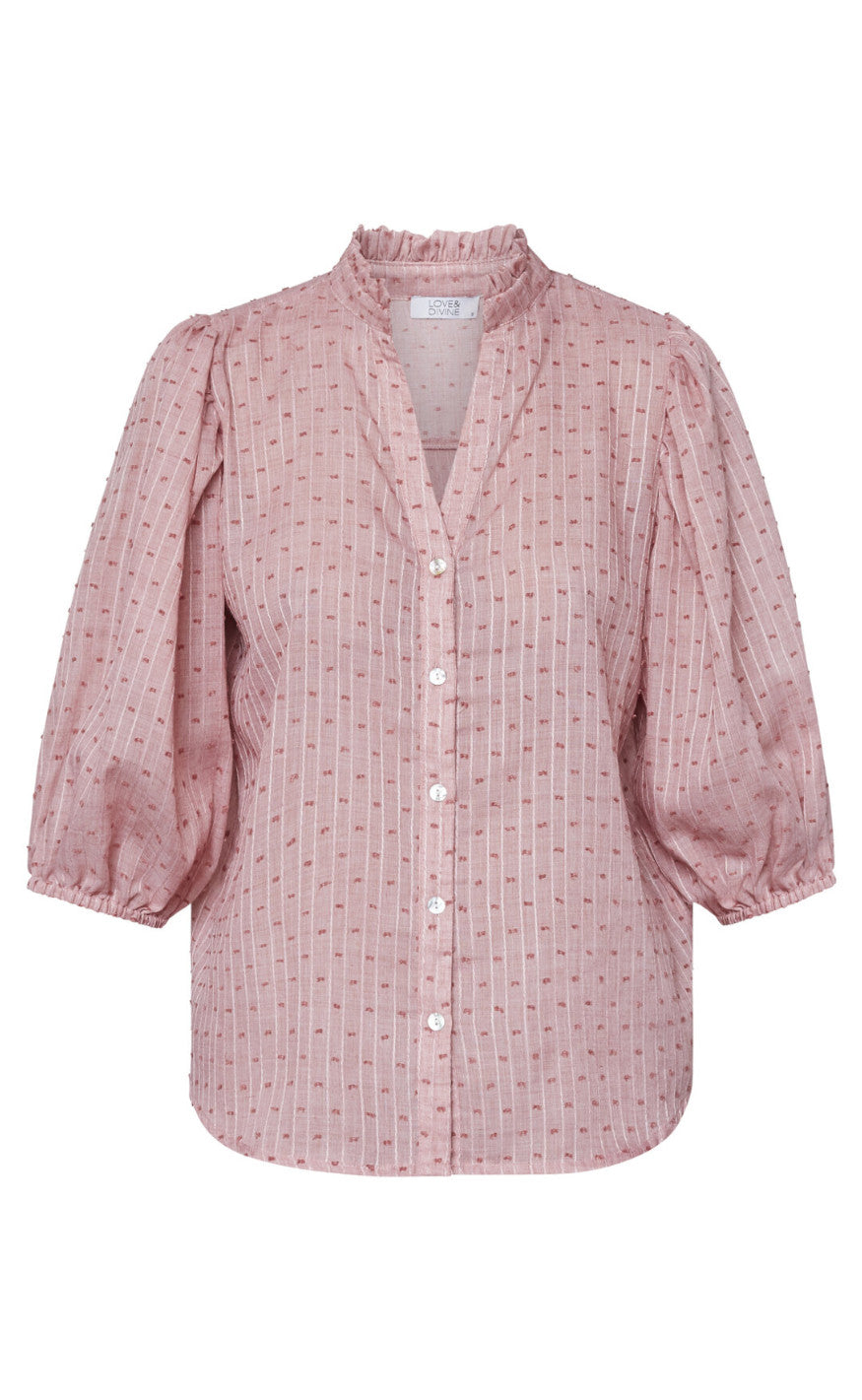 Love & Divine Bluse - Love456-7 - Rouge Dot