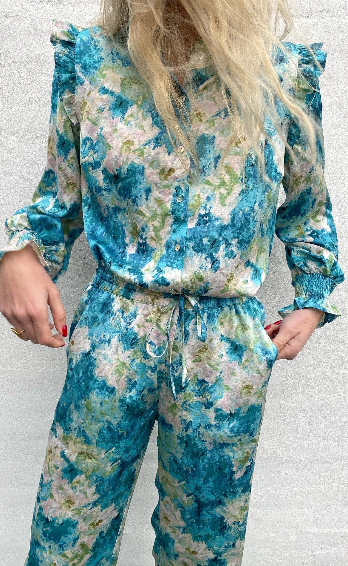 Love & Divine Bluse - Love687-1 - Jade Comb.