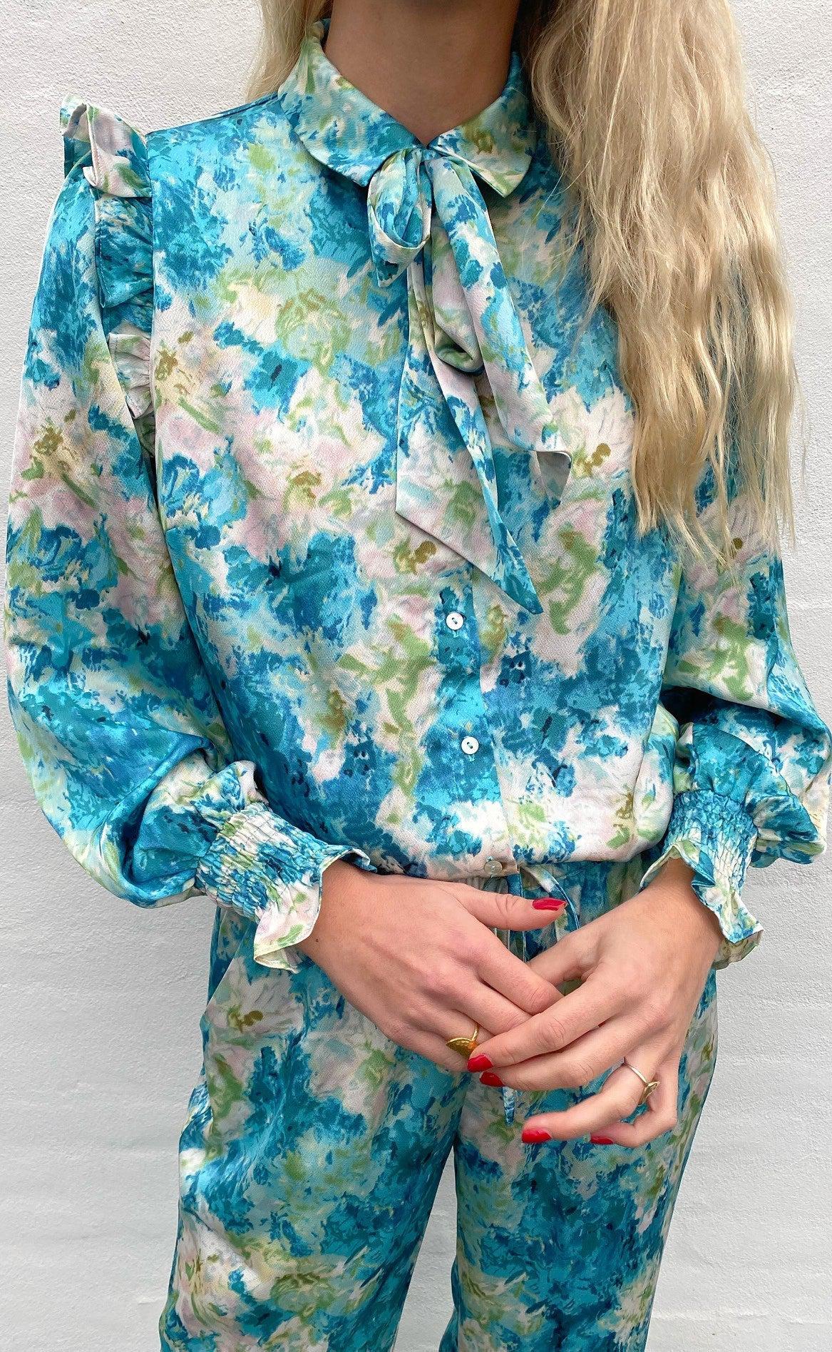 Love & Divine Bluse - Love687-1 - Jade Comb.