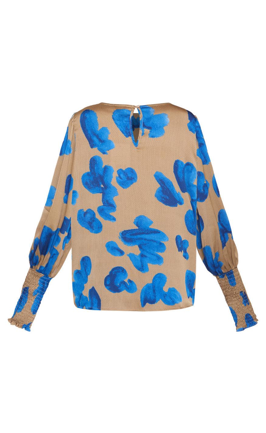 Love & Divine Bluse - Love738-13 - Sand/Blue