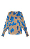 Love & Divine Bluse - Love738-13 - Sand/Blue
