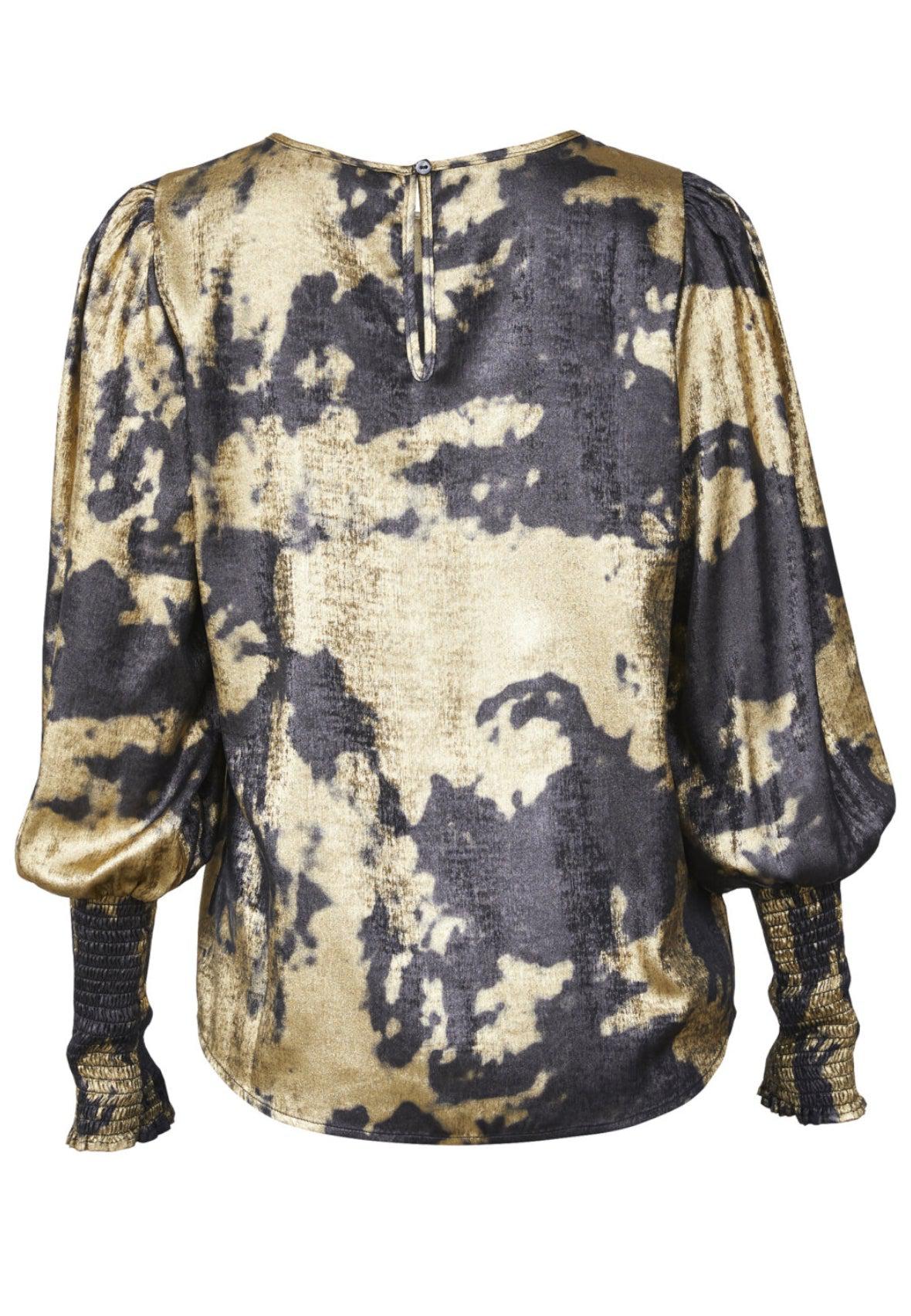 Love & Divine Bluse - Love738-15 - Black/Gold