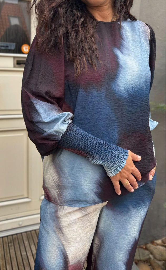 Love & Divine Bluse - Love738-23 - Waterprint