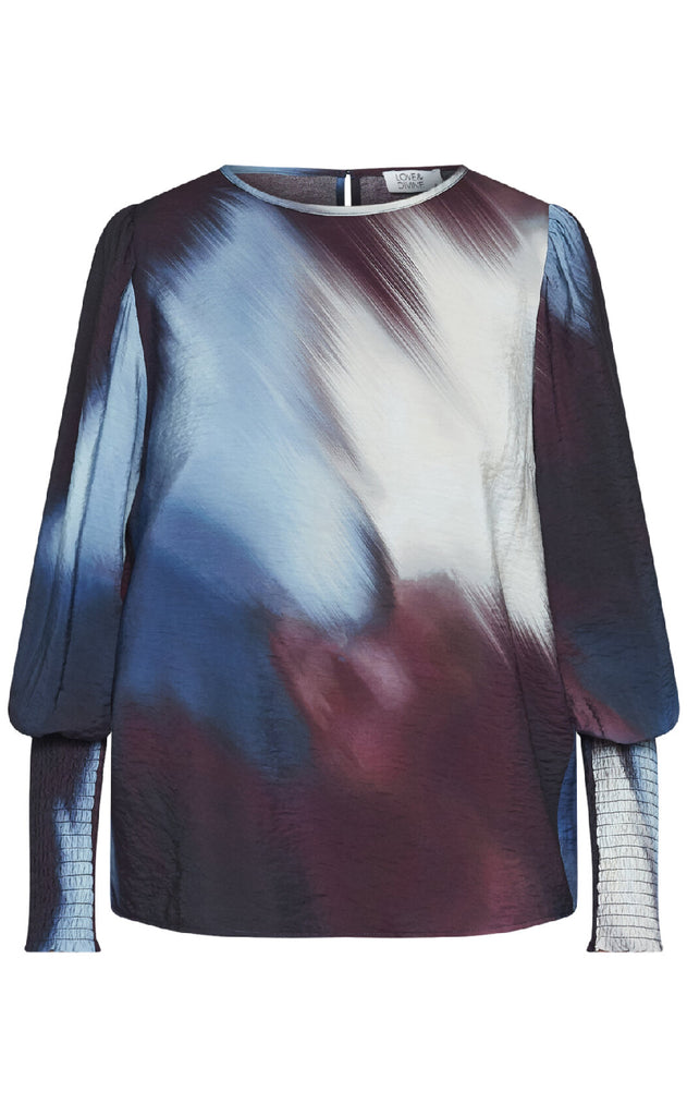 Love & Divine Bluse - Love738-23 - Waterprint