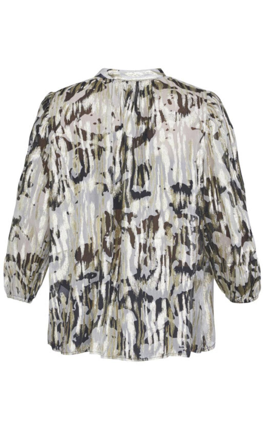 Love & Divine Bluse - Love881-2 - Black/Cream