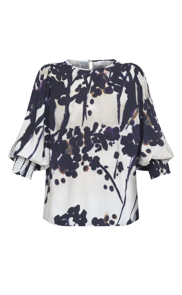 Love & Divine Bluse - Love915-5 - Blue Branch