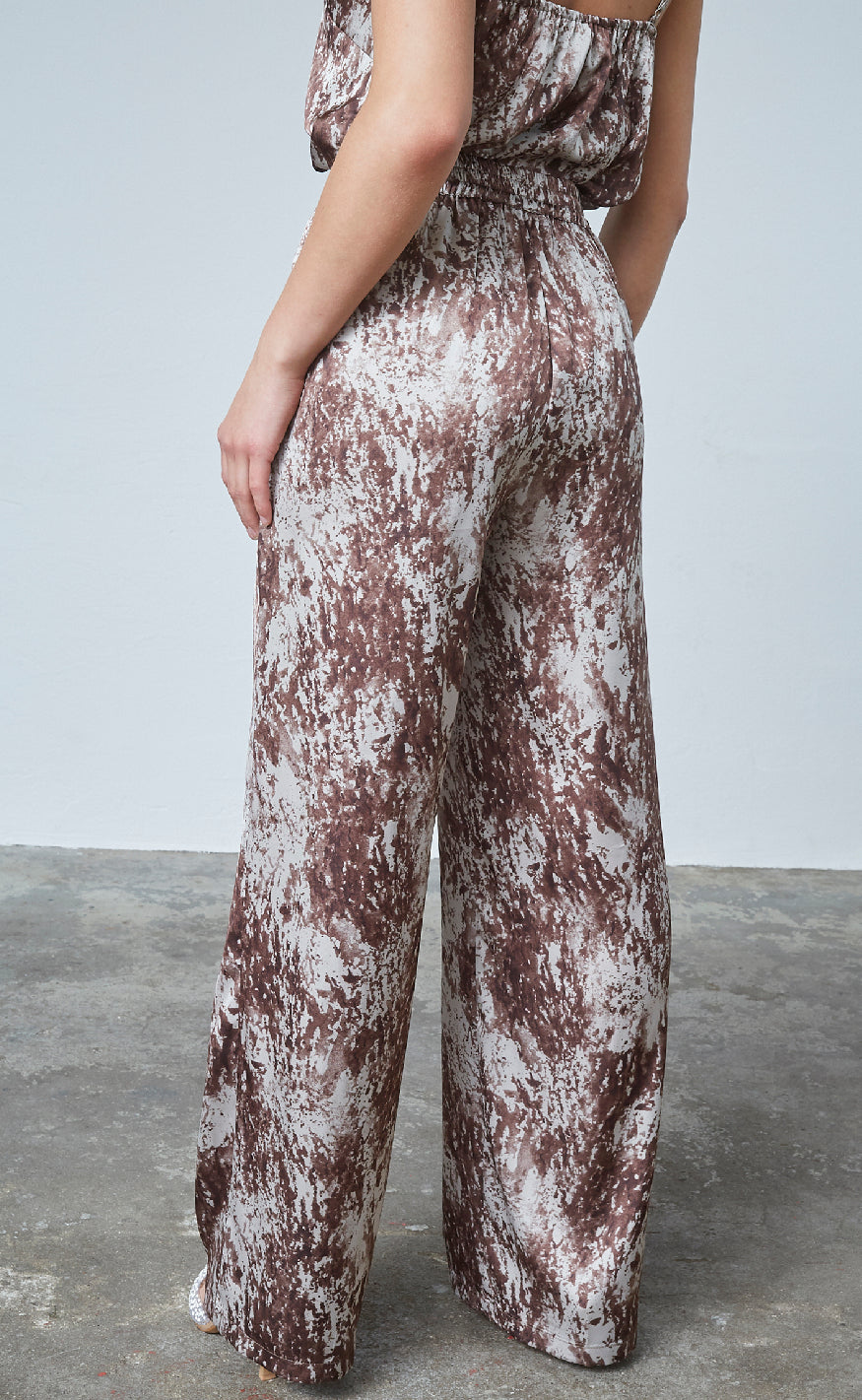 Love & Divine Bukser - Love1024-45 - Brown Graphic