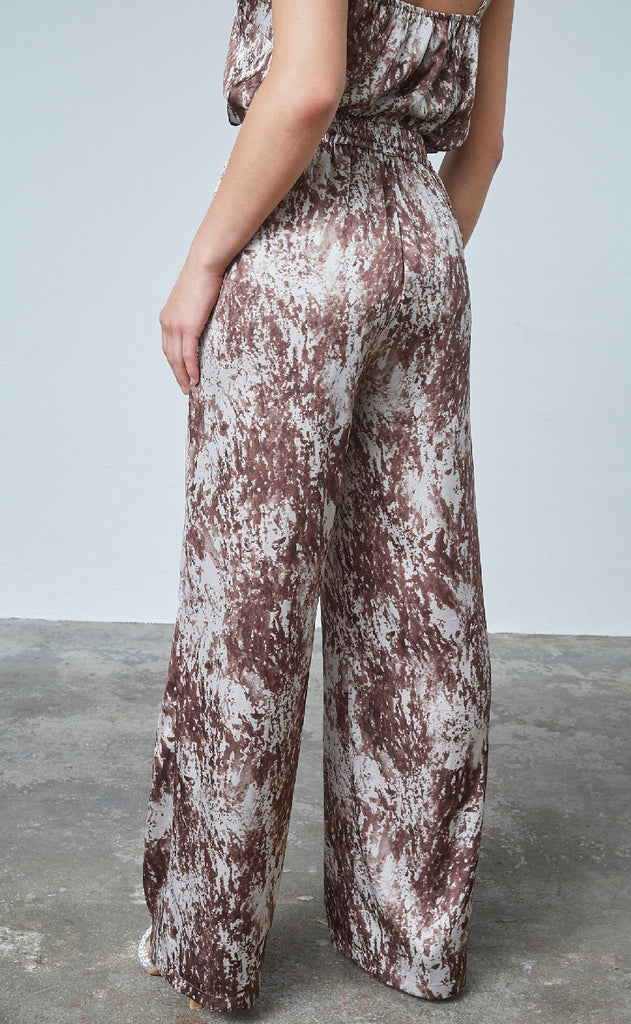 Love & Divine Bukser - Love1024-45 - Brown Graphic