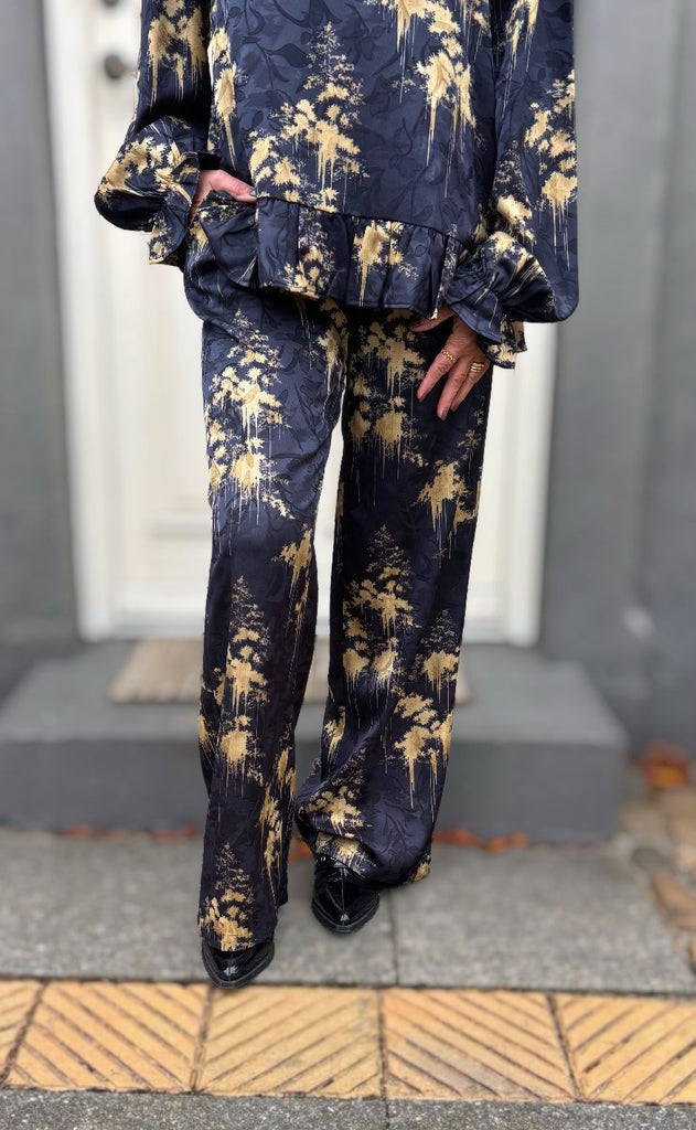 Love & Divine Bukser - Love1024-46 - Gold Print