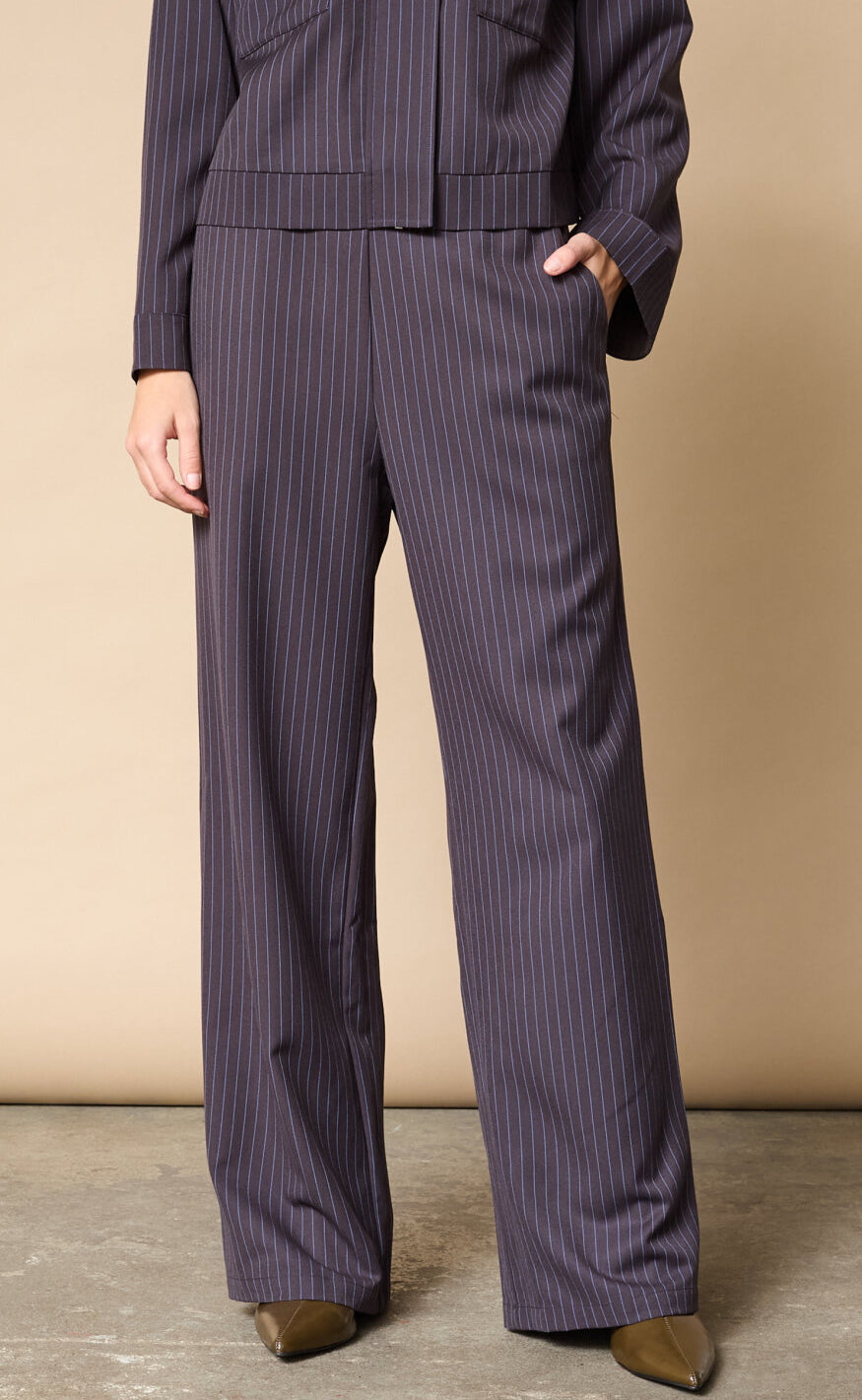 Love & Divine Bukser - Love1024-57 - Blue Pinstripe