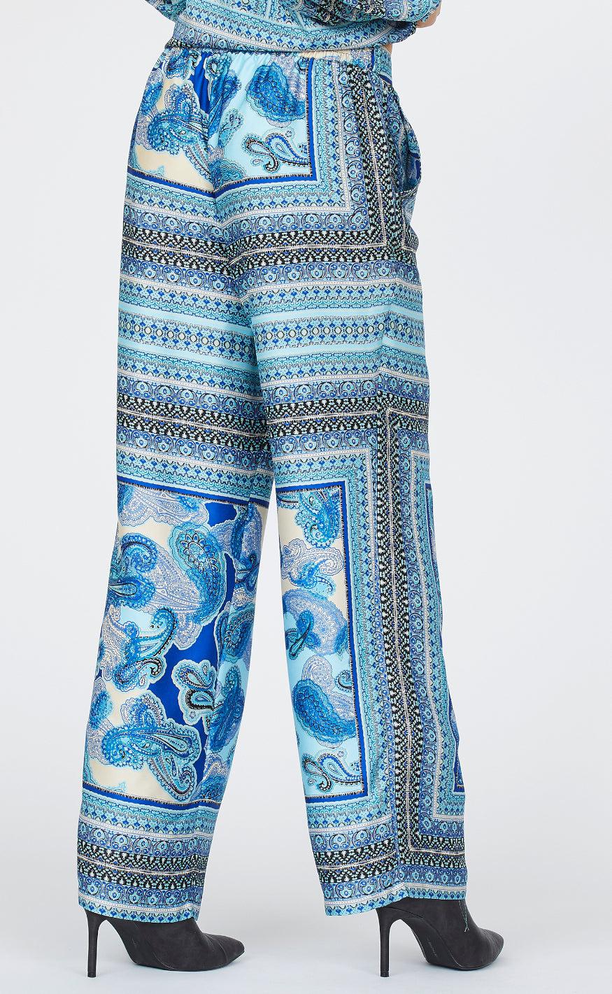 Love & Divine Bukser - Love1024-7 - Blue Scarf
