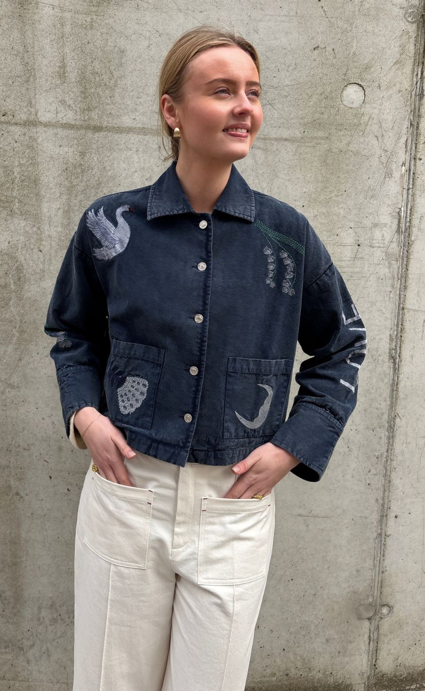 Love & Divine Jakke - Love1612-1 - Navy Wash