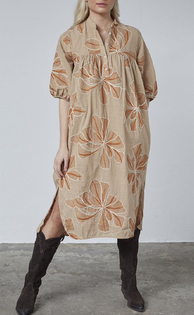 Love & Divine Kjole - Love1009-1 - Sand Flower