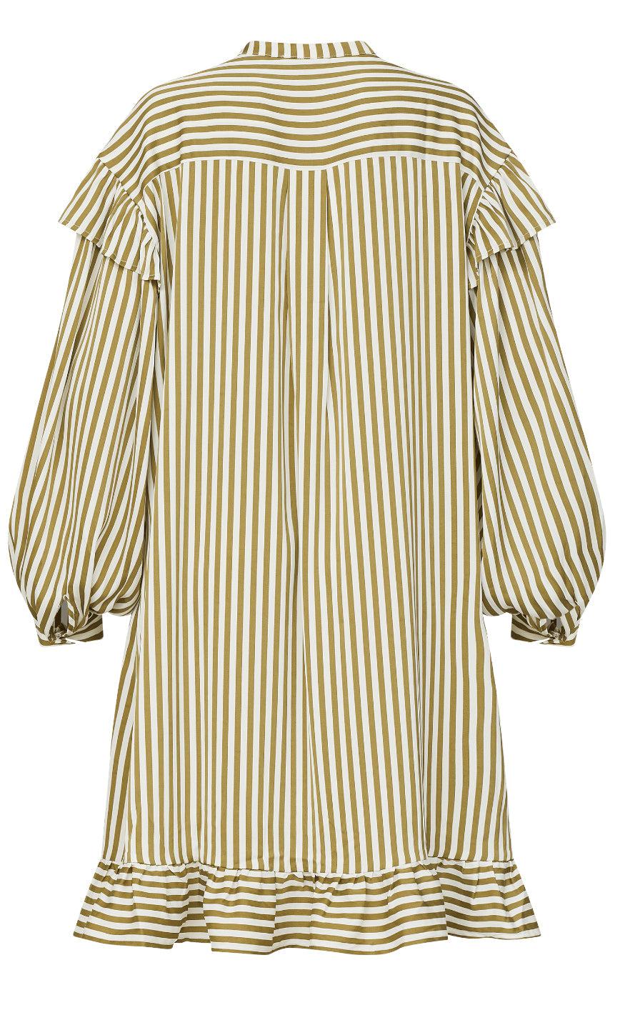 Love & Divine Kjole - Love1035-3 - Green Stripe
