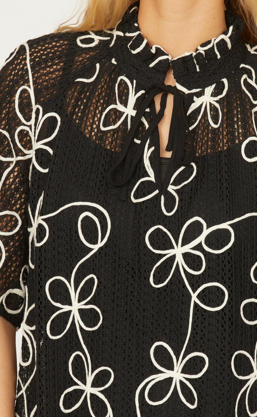 Love & Divine Kjole - Love1116 - Black/Cream