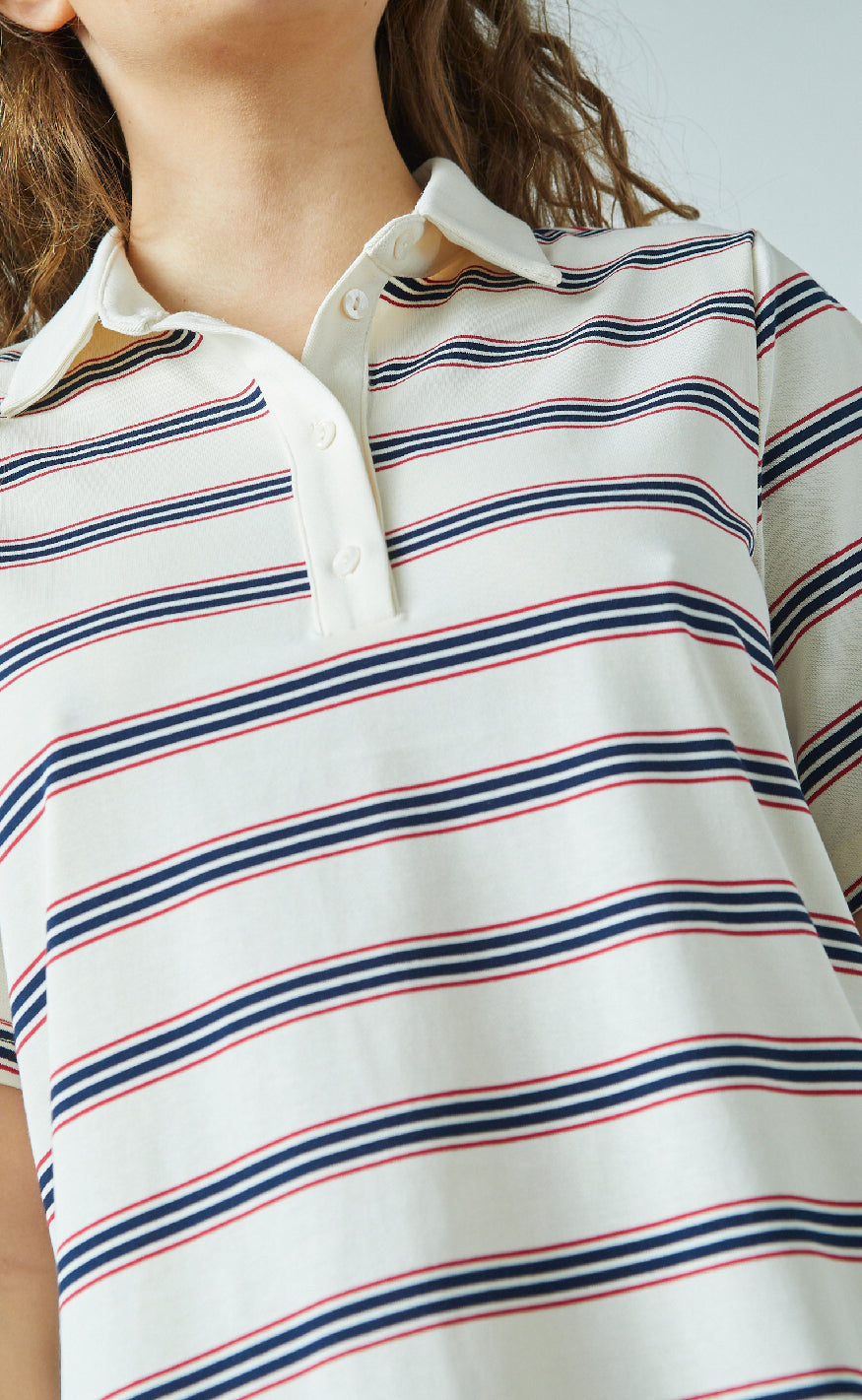 Love & Divine Kjole - Love1349 - Cream/Stripe