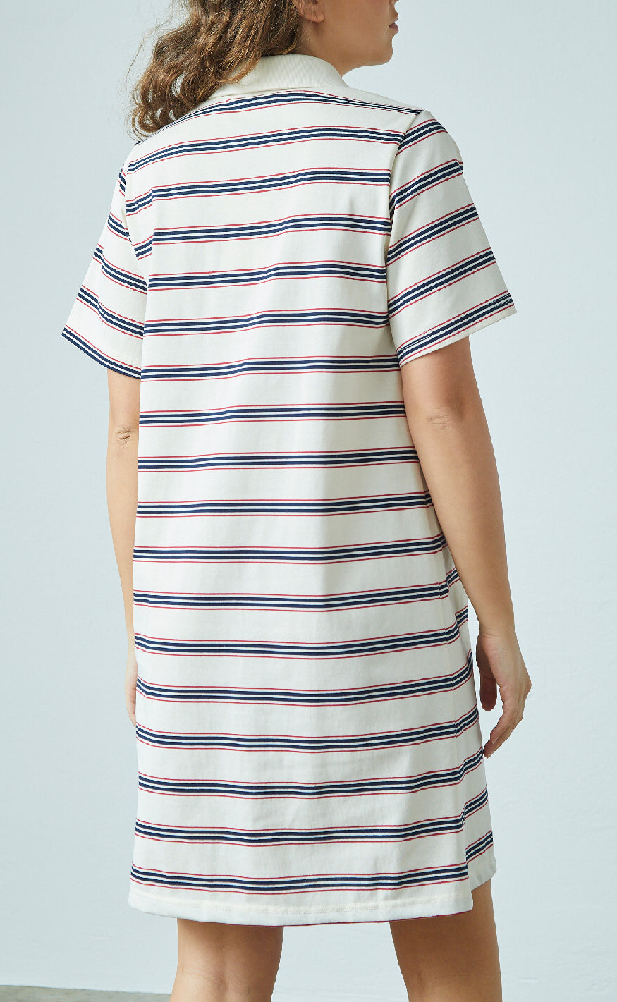 Love & Divine Kjole - Love1349 - Cream/Stripe