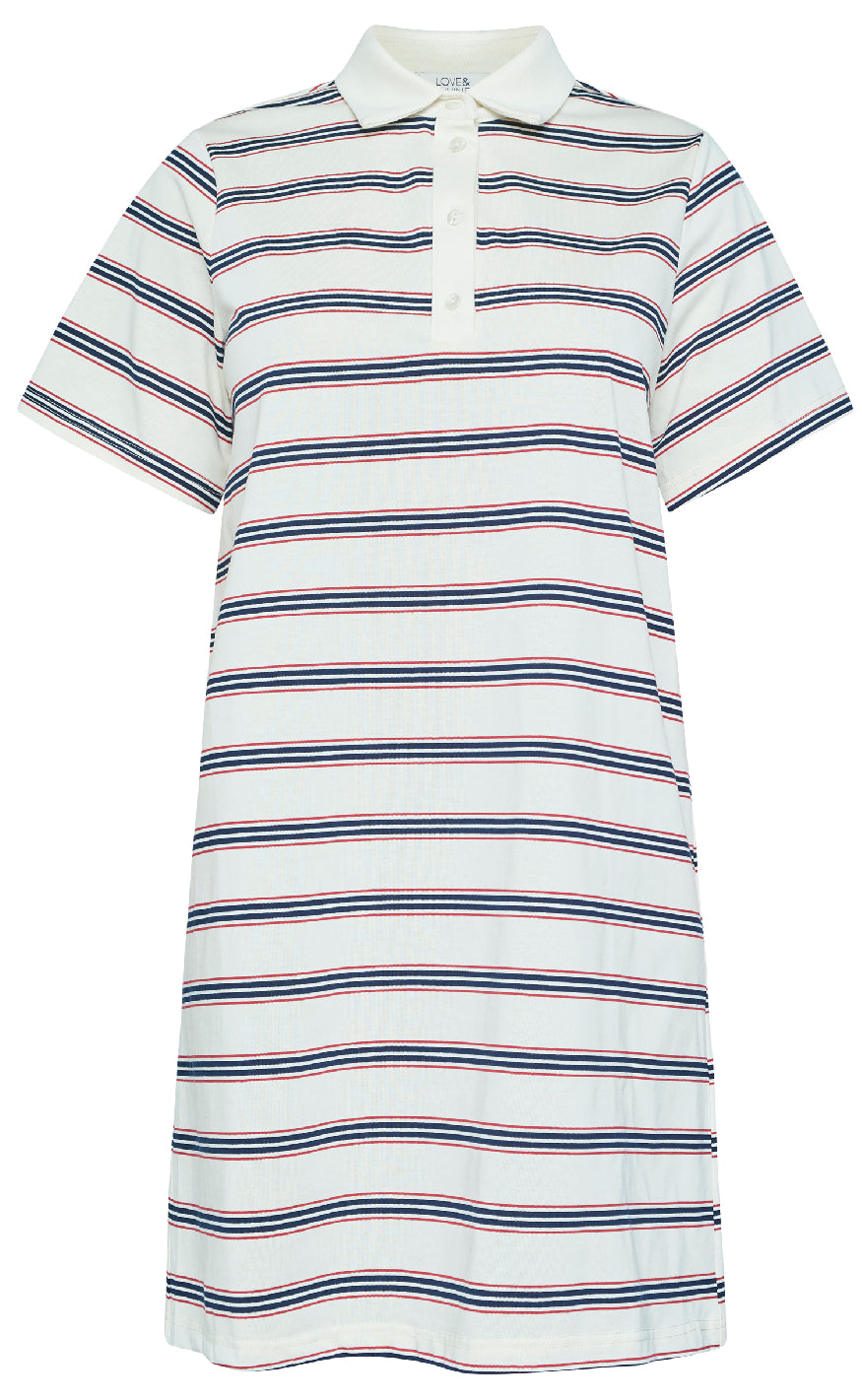 Love & Divine Kjole - Love1349 - Cream/Stripe