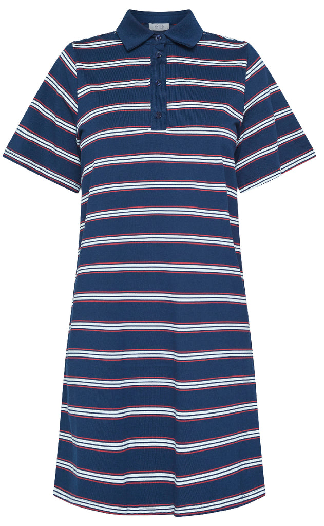Love & Divine Kjole - Love1349 - Navy/Stripe