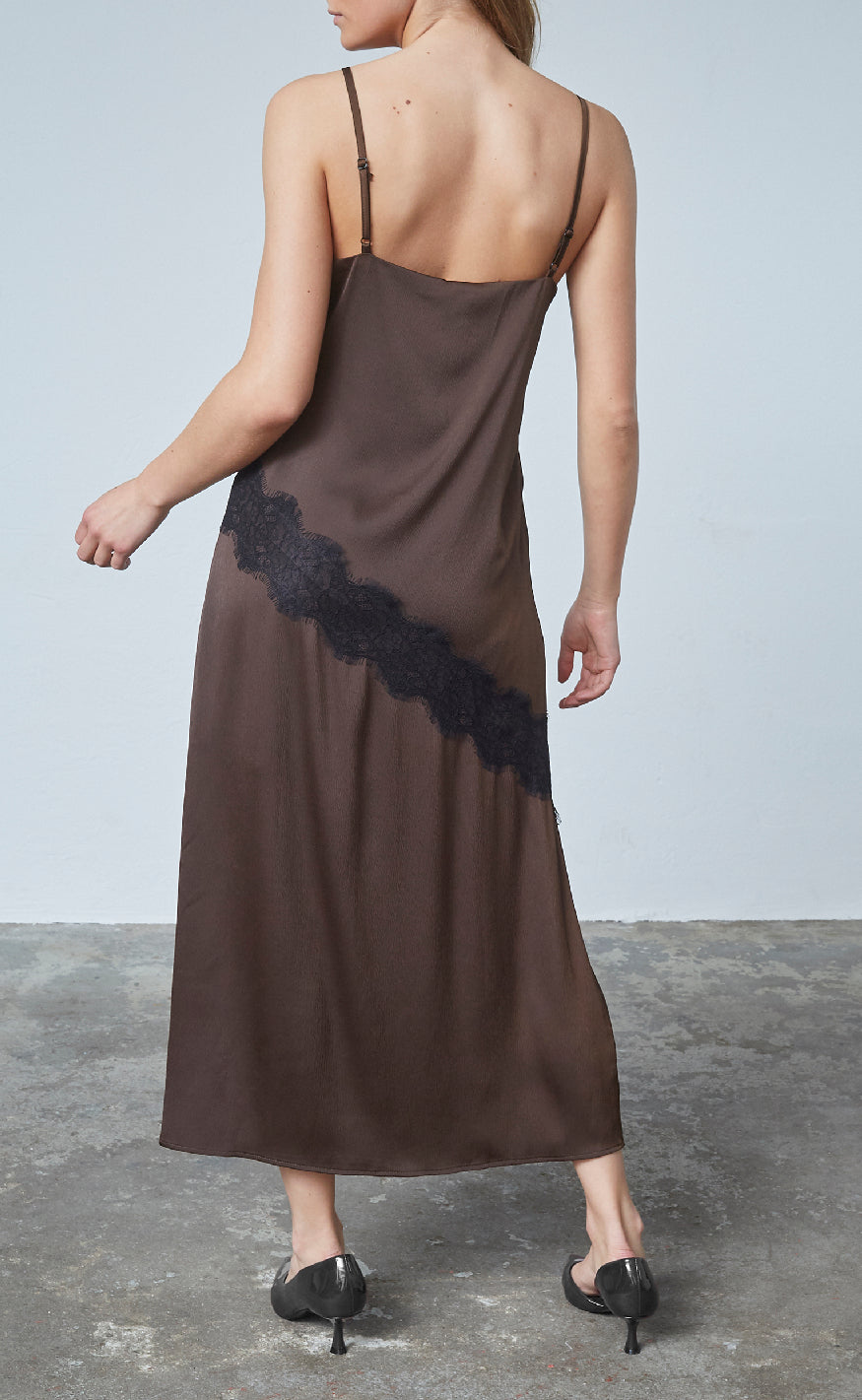 Love & Divine Kjole - Love1356 - Chocolate/Black