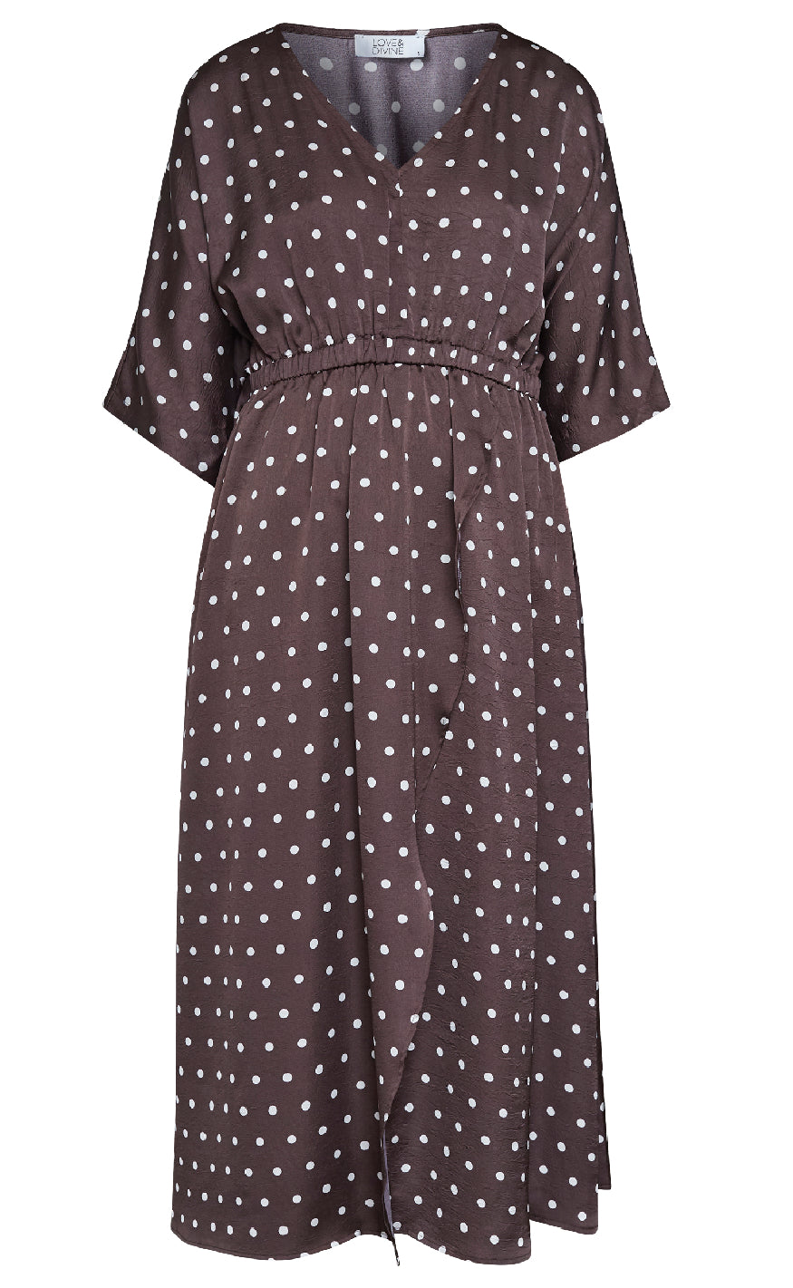 Love & Divine Kjole - Love1386 - Brown/Dot