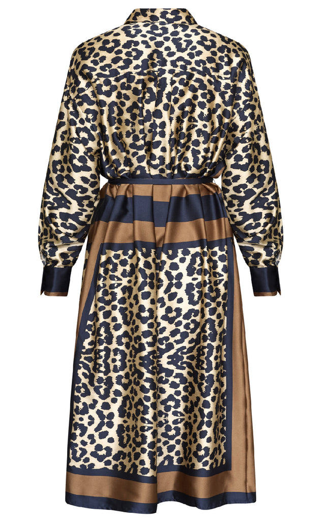 Love & Divine Kjole - Love1394 - Navy Leo