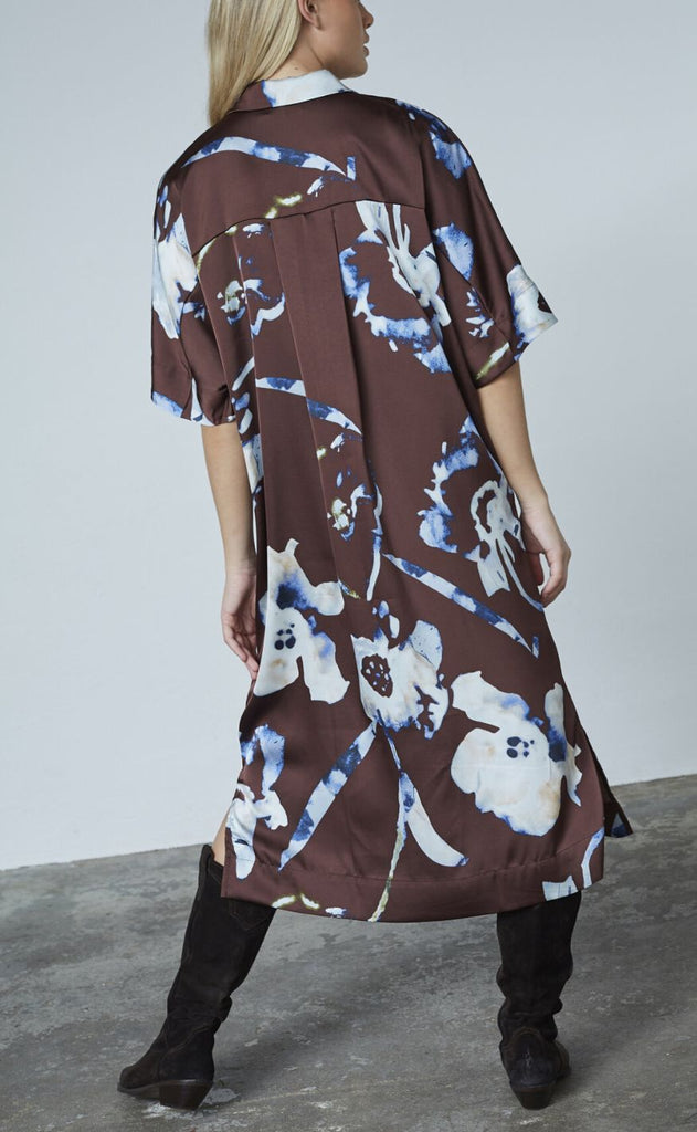 Love & Divine Kjole - Love1397-1 - Choco/Blue