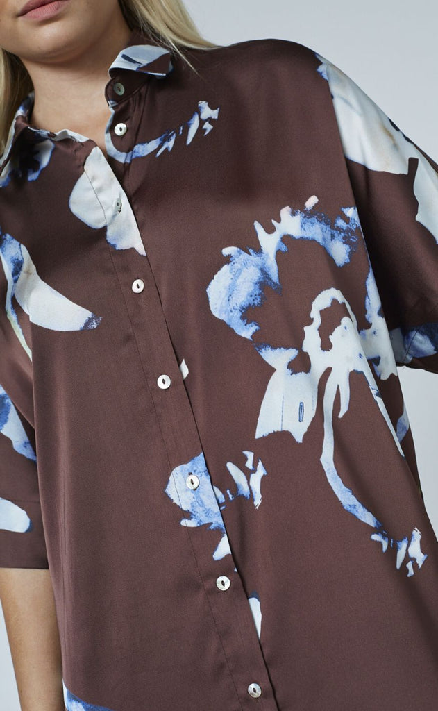 Love & Divine Kjole - Love1397-1 - Choco/Blue