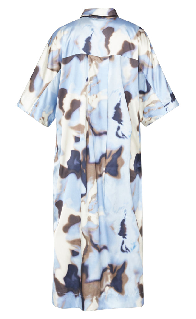 Love & Divine Kjole - Love1397 - Blue Waterprint