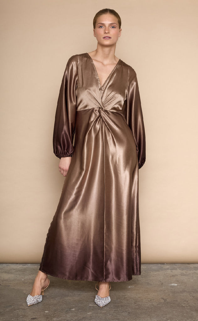 Love & Divine Kjole - Love1404 - Brown Comb.