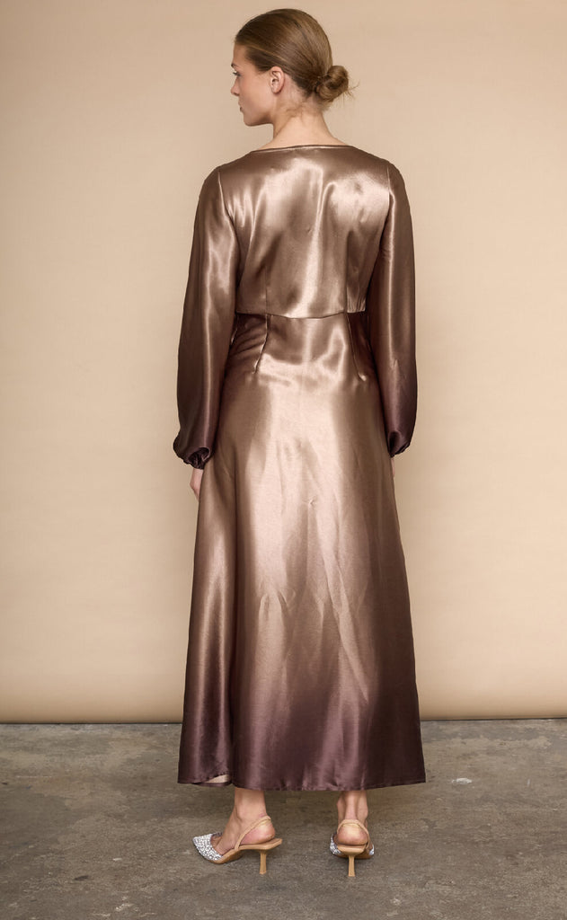 Love & Divine Kjole - Love1404 - Brown Comb.