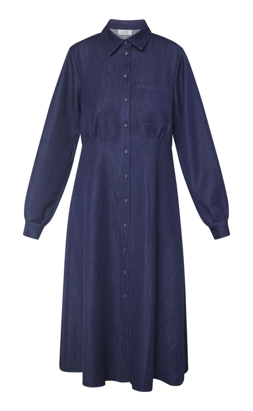 Love & Divine Kjole - Love1420 - Unwashed Denim
