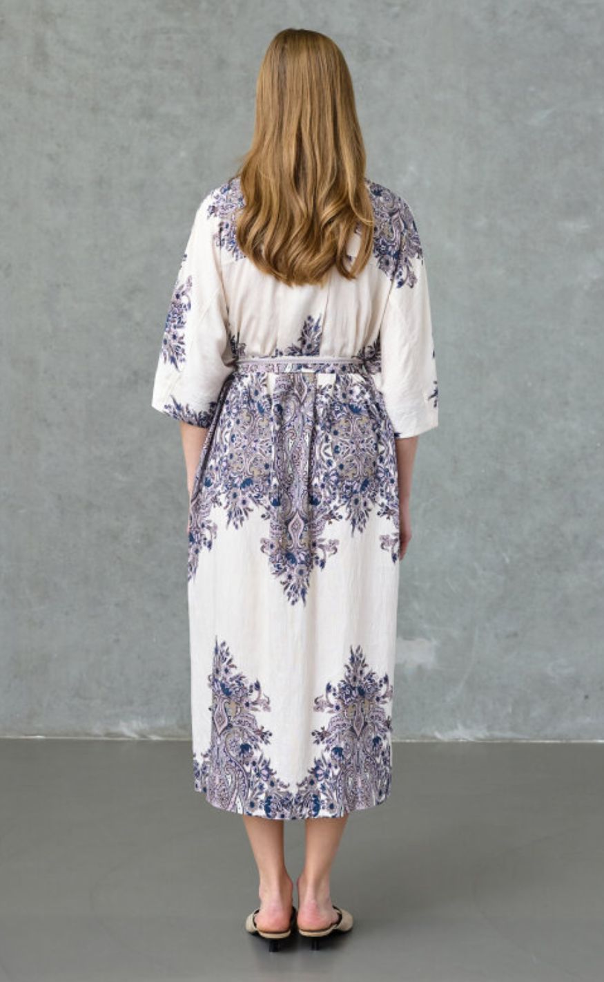 Love & Divine Kjole - Love1554 - Champagne Paisley