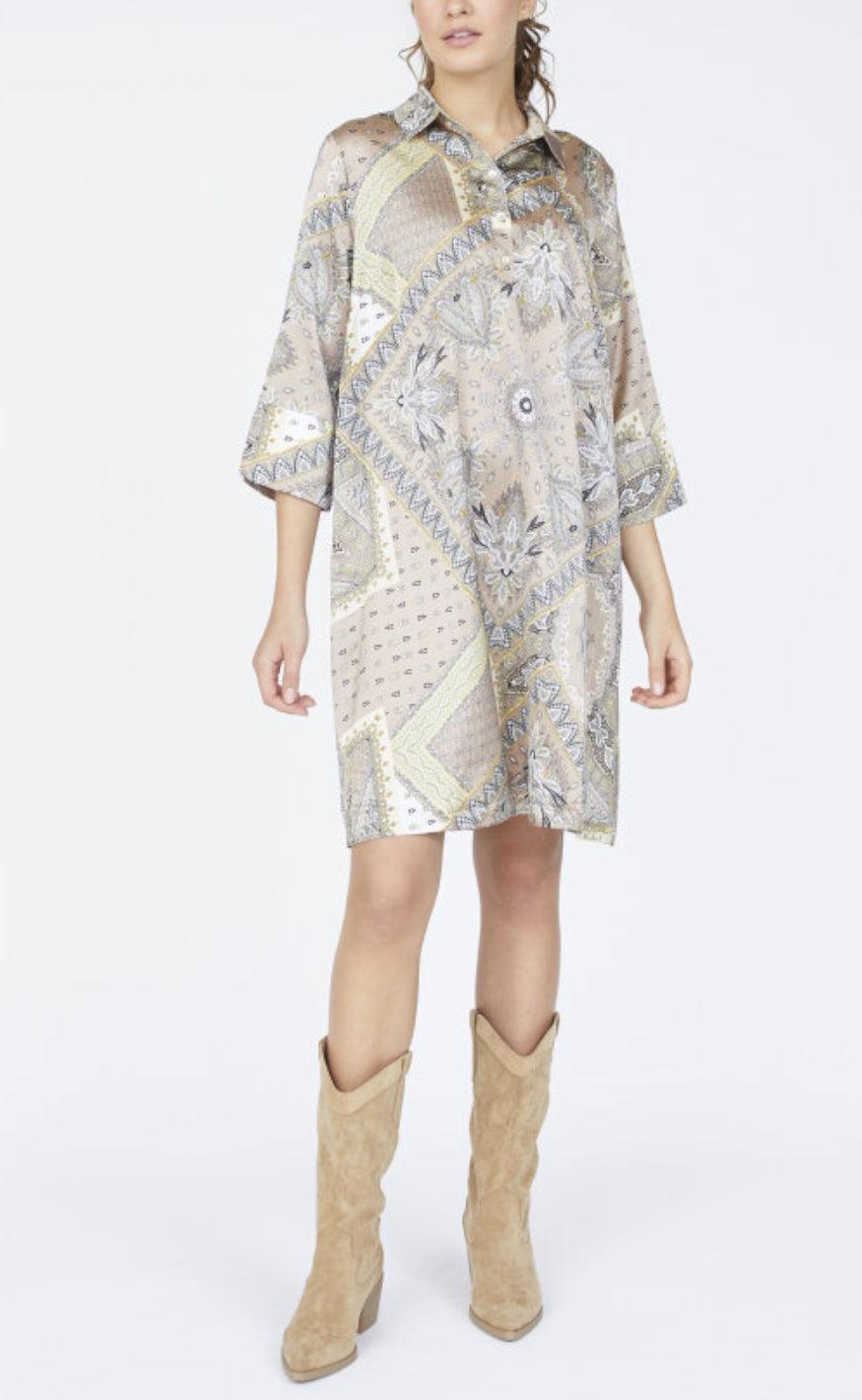 Love & Divine Kjole - Love441-30 -Earth Paisley