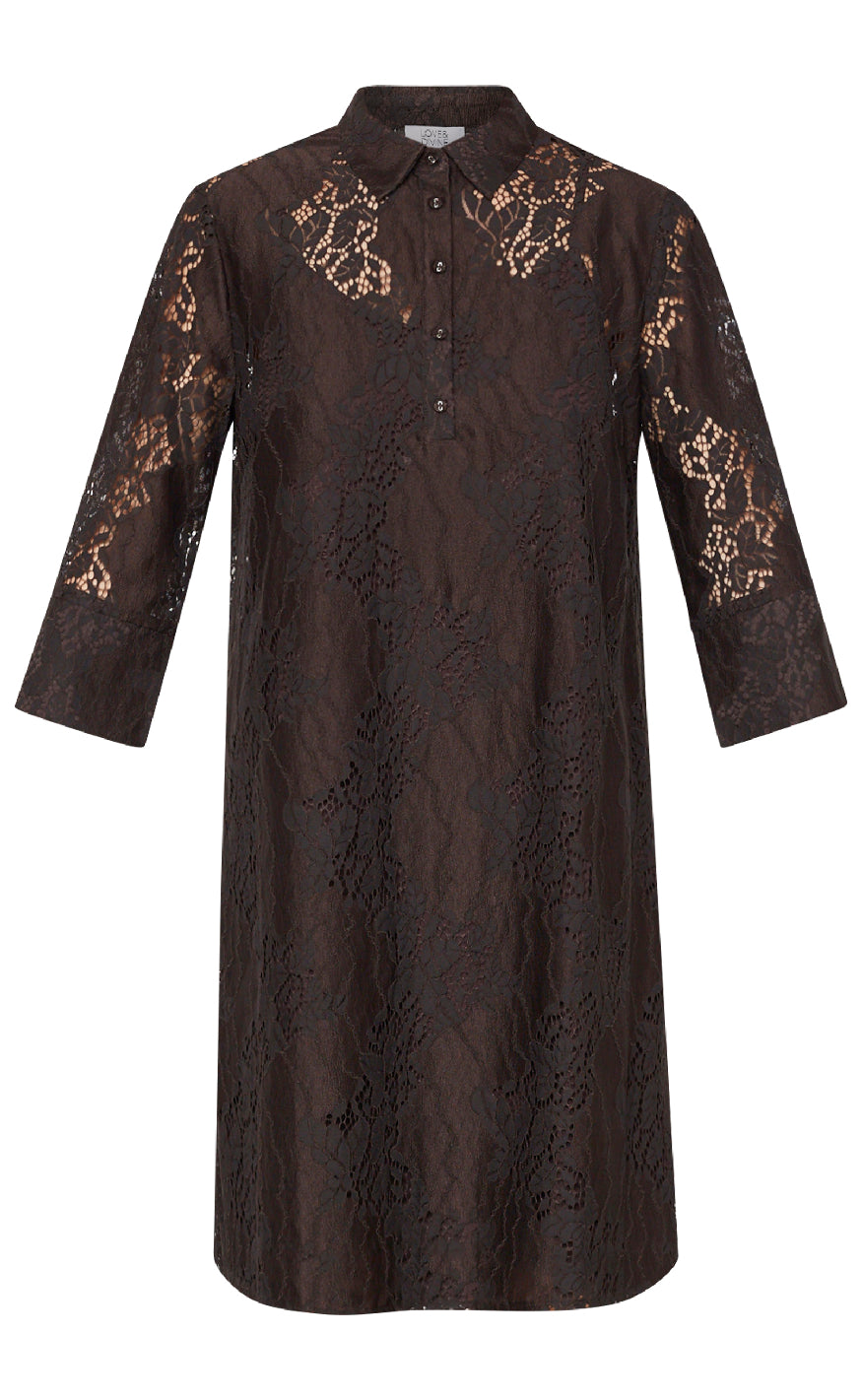 Love & Divine Kjole - Love441-39 - D. Chocolate