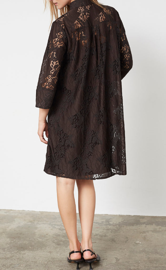 Love & Divine Kjole - Love441-39 - D. Chocolate