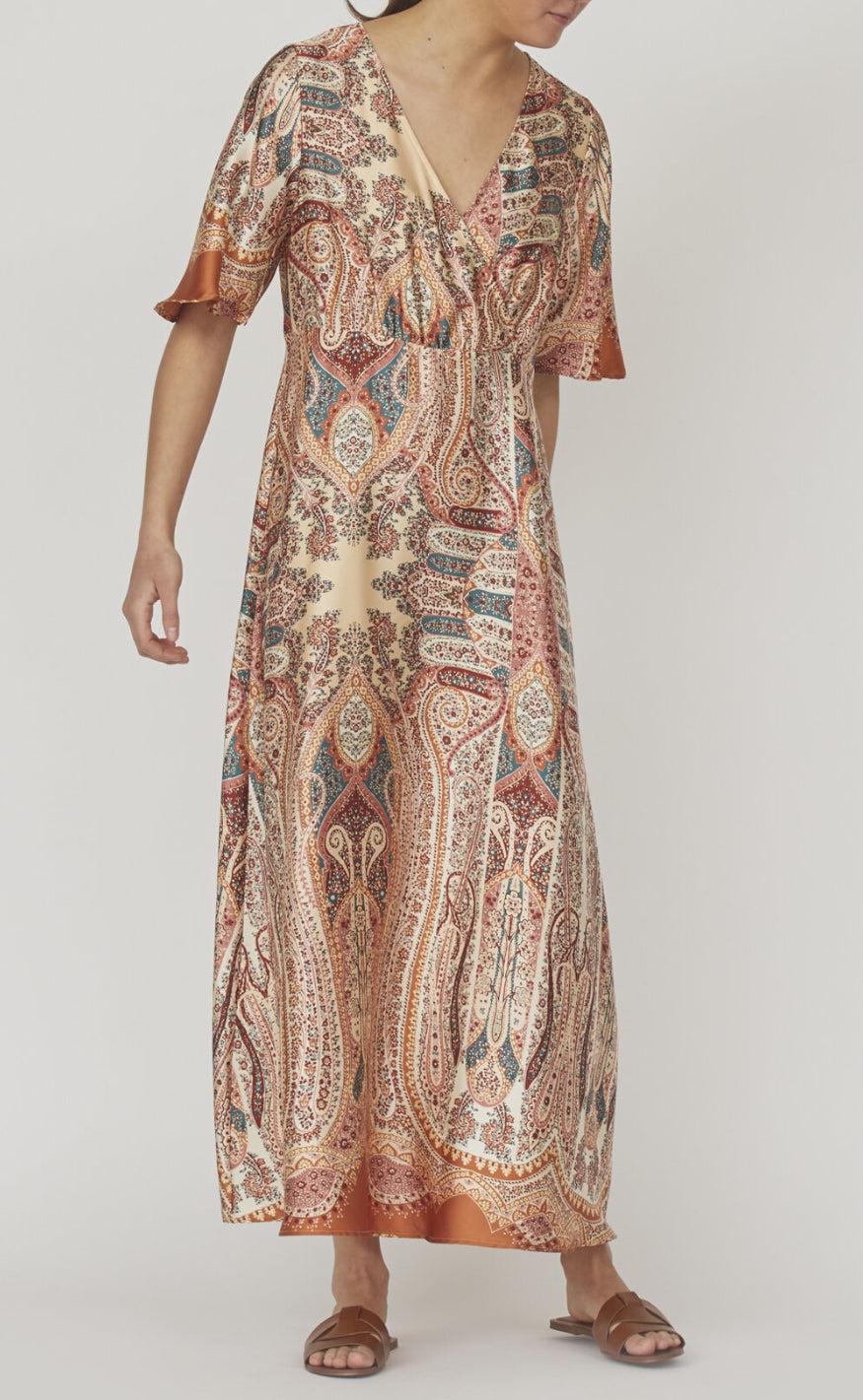 Love & Divine Kjole - love1134-2 - Burned Paisley