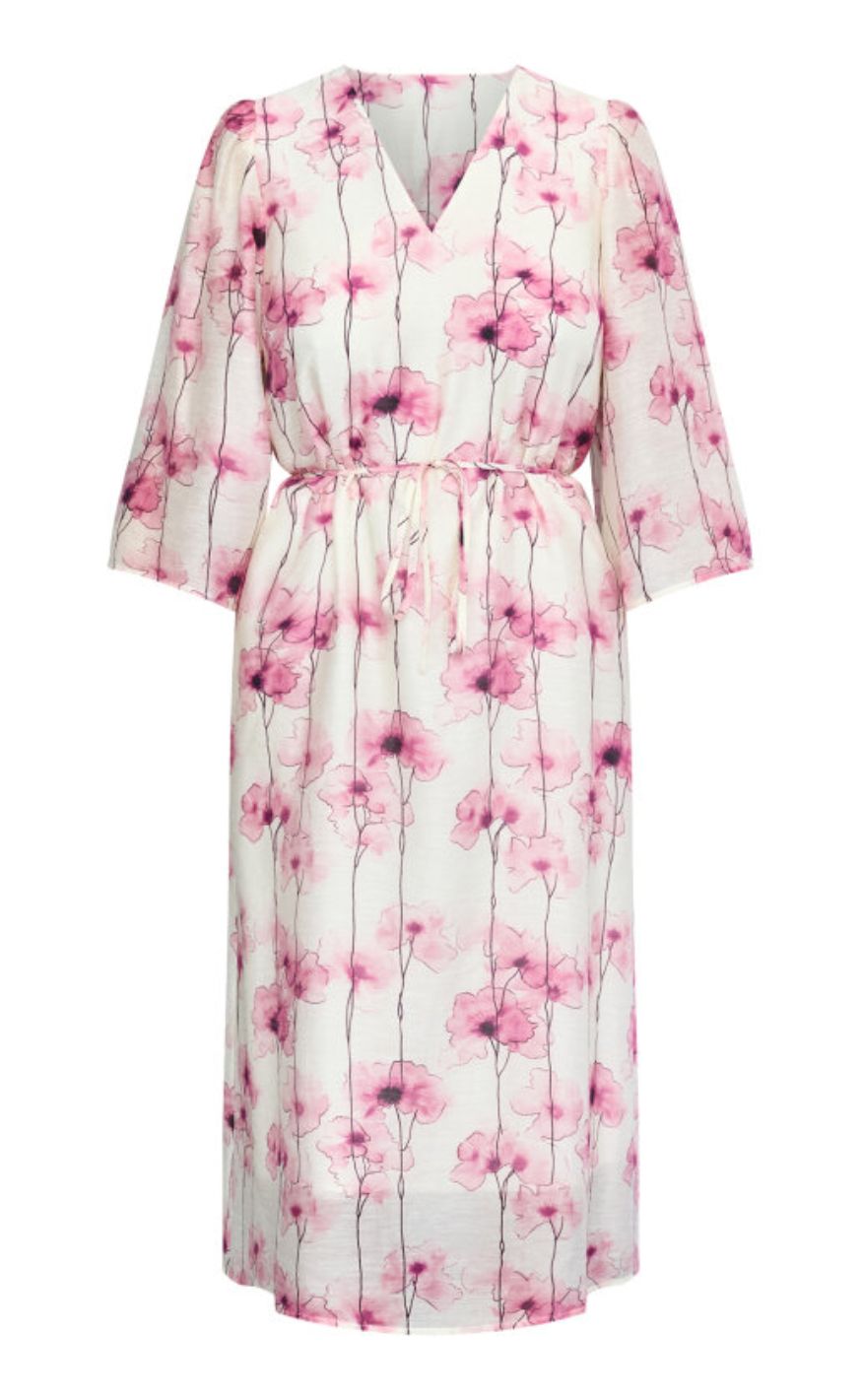 Love & Divine Kjole - love1444-1 - Pink Flower