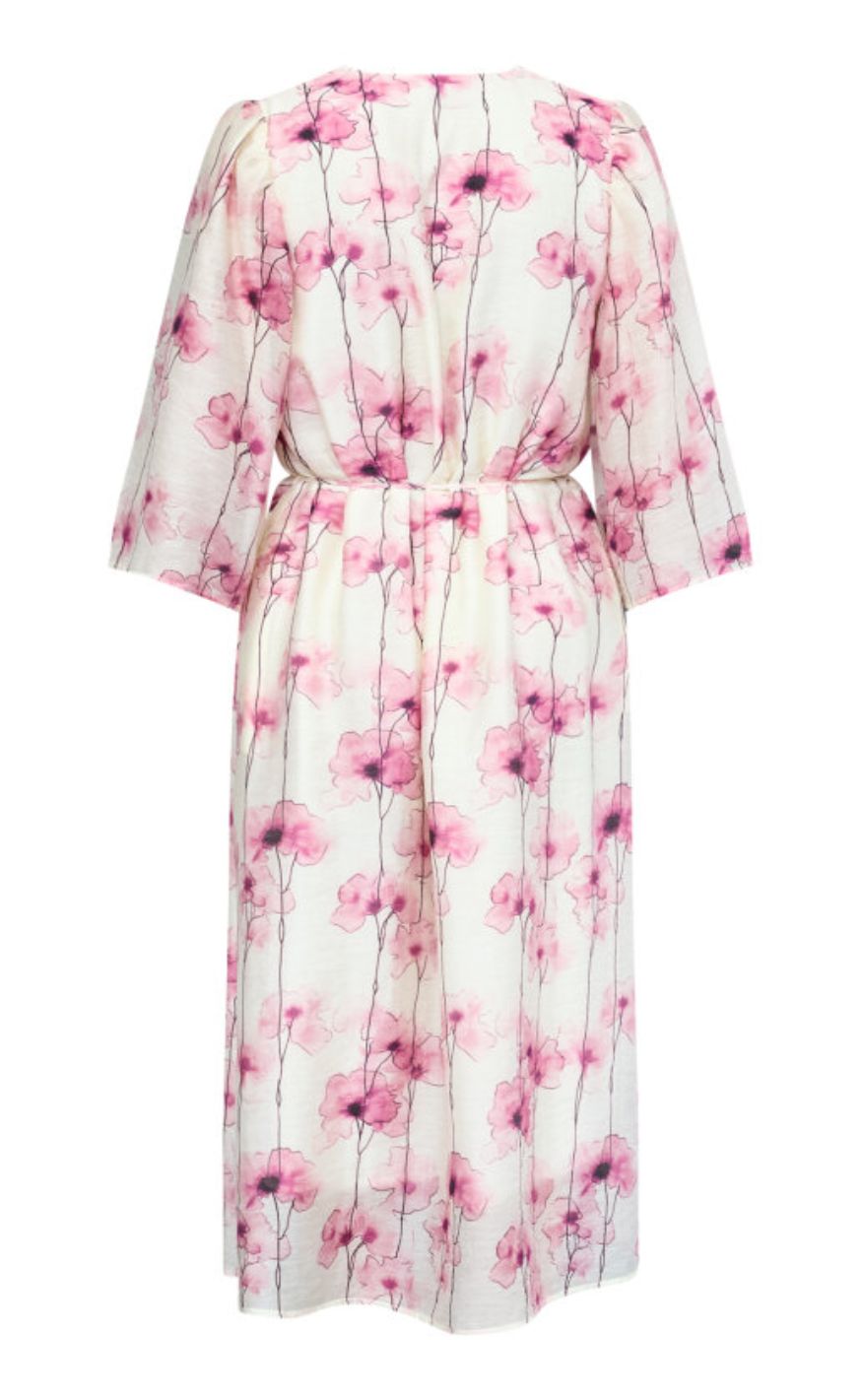 Love & Divine Kjole - love1444-1 - Pink Flower