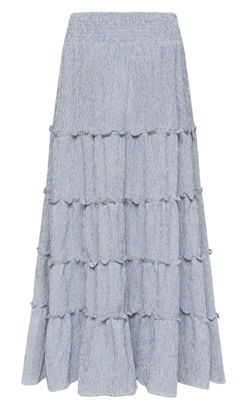 Love & Divine Nederdel - Love1326 - Blue/White Stripe