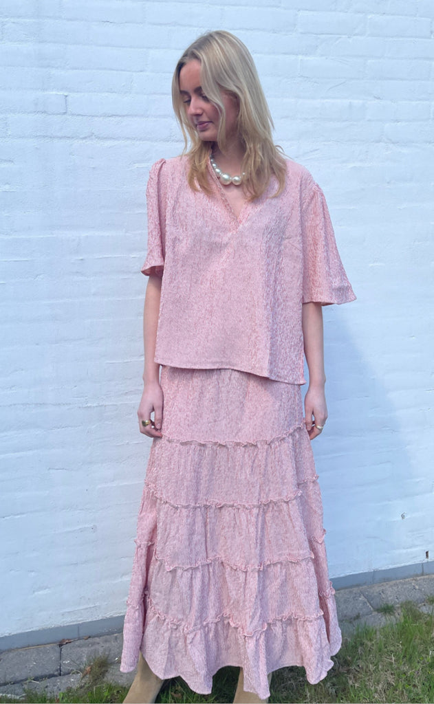 Love & Divine Nederdel - Love1326 - Red/White Stripe