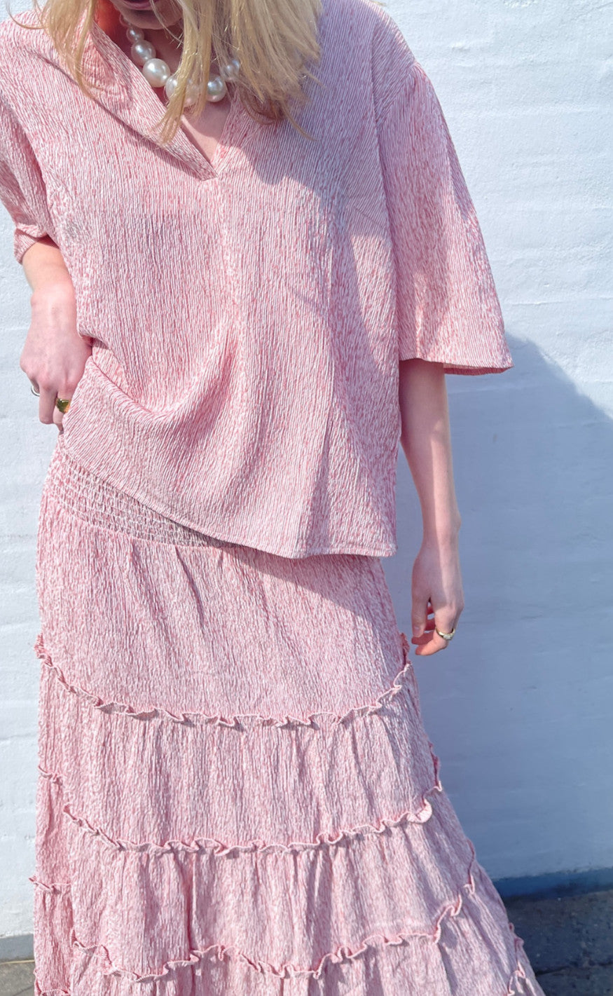 Love & Divine Nederdel - Love1326 - Red/White Stripe