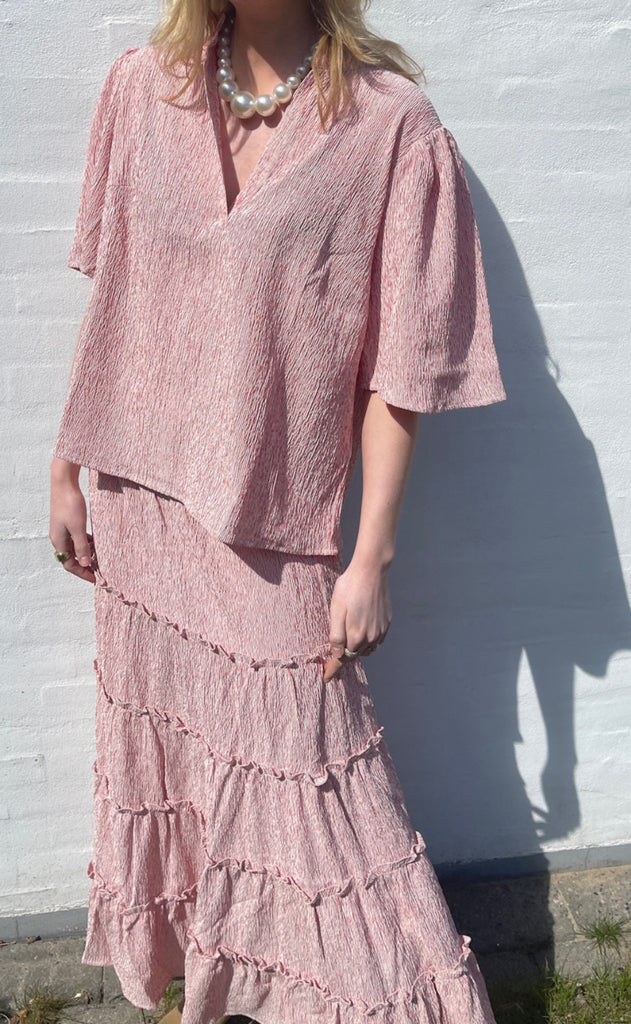 Love & Divine Nederdel - Love1326 - Red/White Stripe