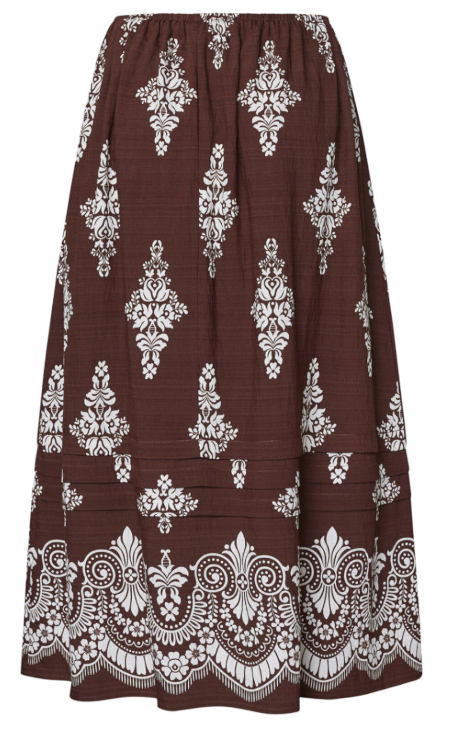 Love & Divine Nederdel - Love1369 - Brown/Paisley