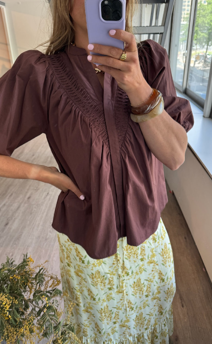 Love & Divine Bluse - Love1310 - Mocha