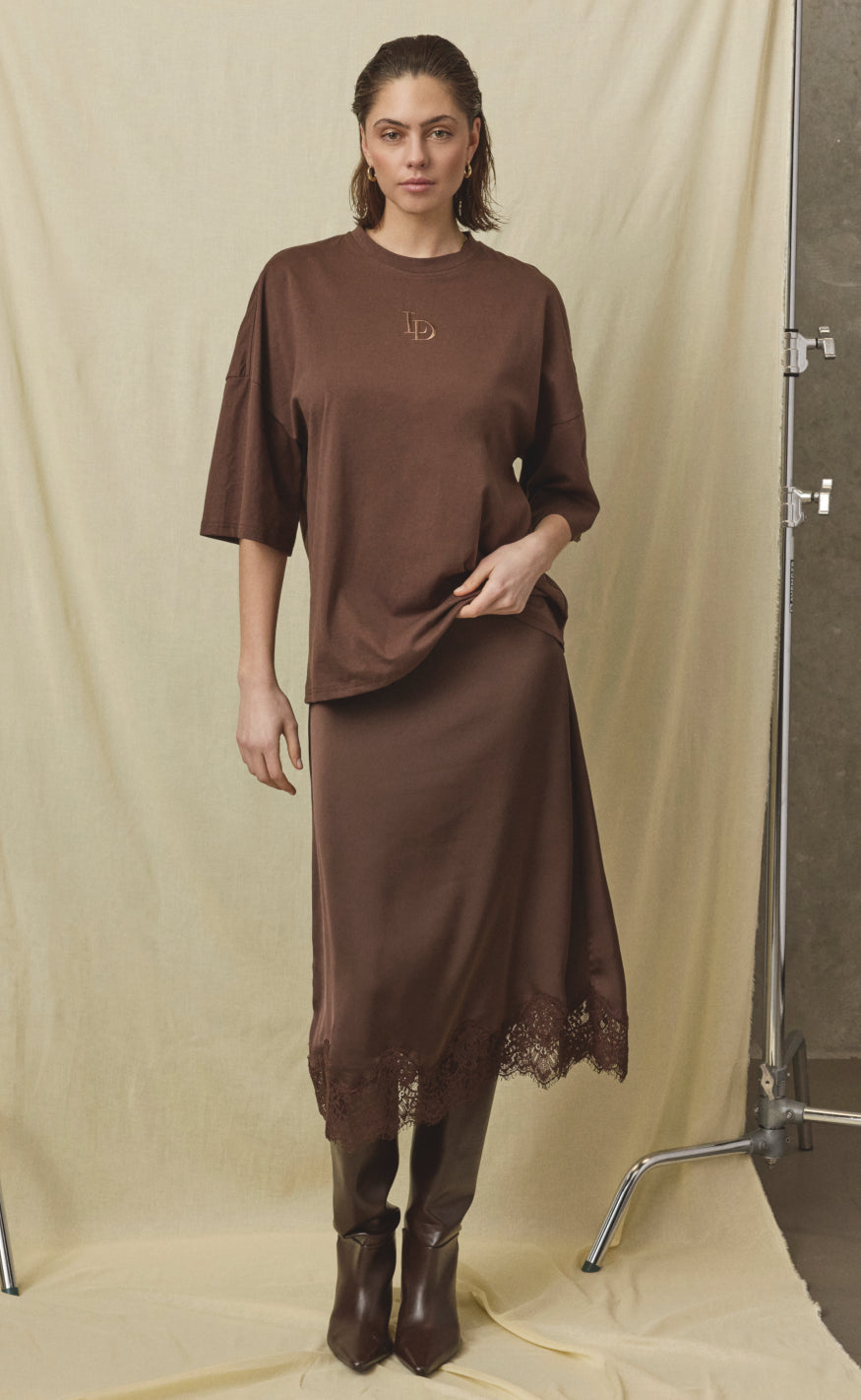 Love & Divine Nederdel - Love1503 - D. Chocolate