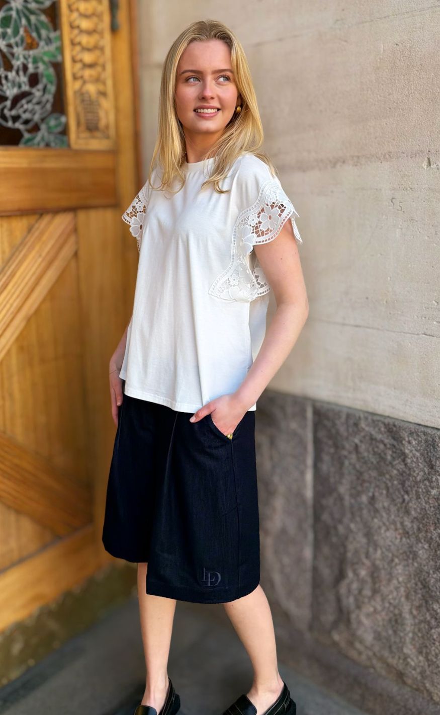 Love & Divine Shorts - Love1582 - Unwashed Denim