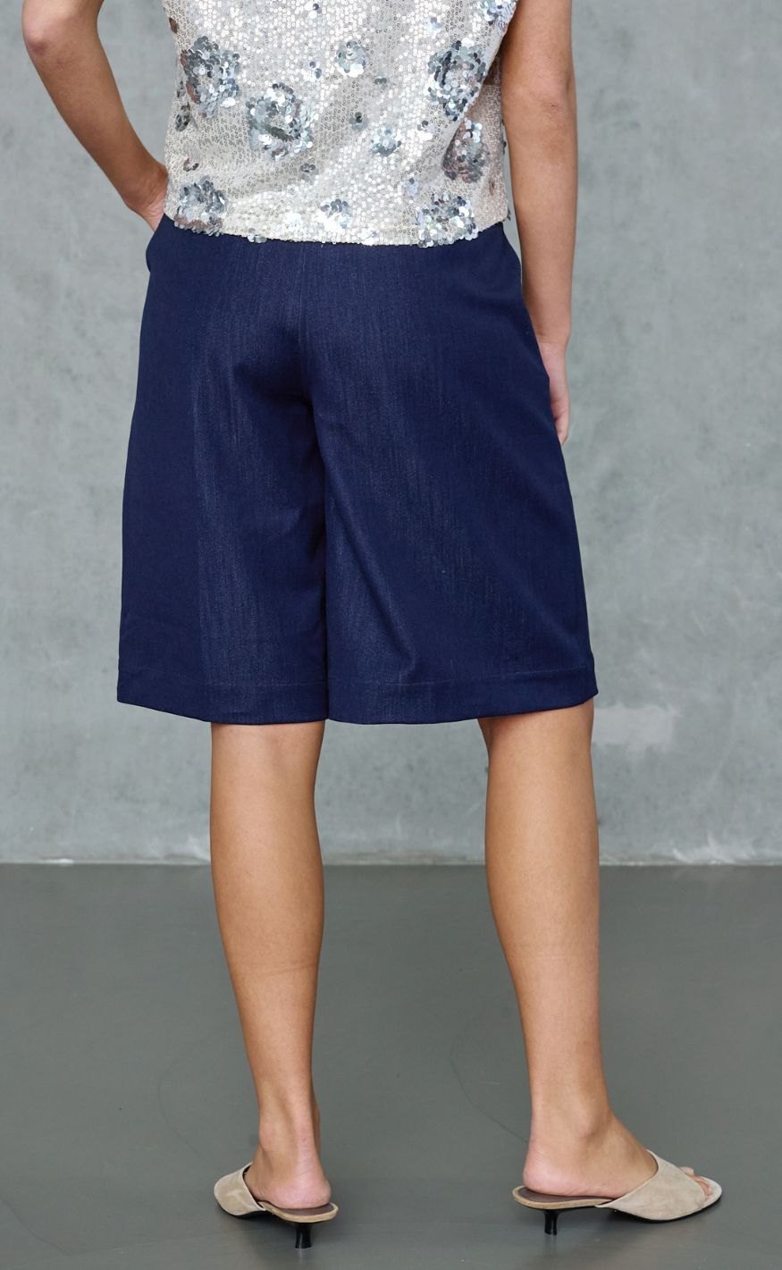 Love & Divine Shorts - Love1582 - Unwashed Denim