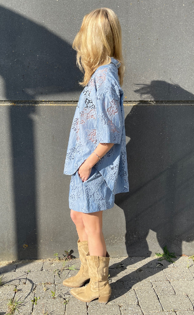 Love & Divine Skjorte - Love971-8 - D. Blue