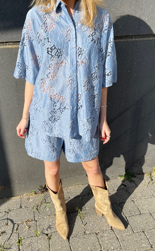 Love & Divine Skjorte - Love971-8 - D. Blue